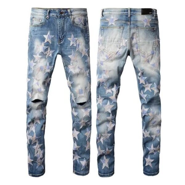 Light Blue Stars Purple Jeans??37 styles??