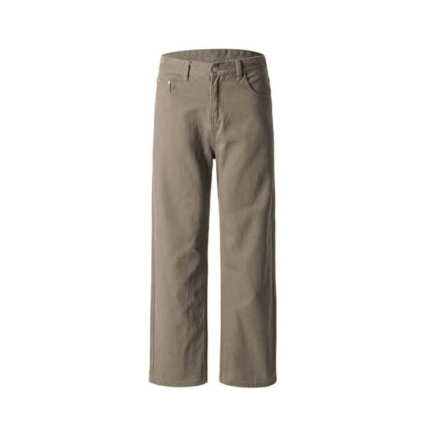 Pure Cotton Washed Wide-Leg Jeans??6 styles??